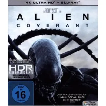Blu-ray film Alien: Covenant 4K, 1 UHD-Blu-ray: USA – Ridley Scott,Katherine Waterston,Michael Fassbender,Danny McBride (DE)