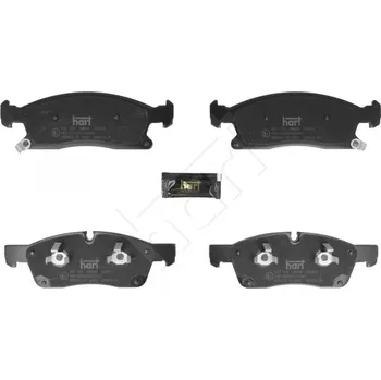 Brzdová destička Brzdové destičky přední Jeep Cherokee 3.0 CRD 11- HART