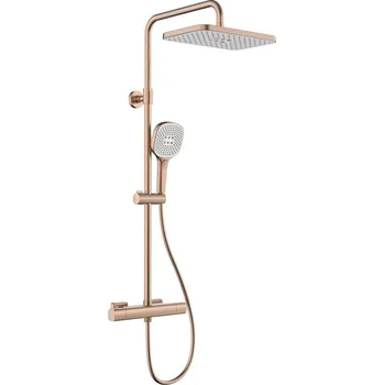 Sprchový set KFA Armatura 5756-910-34 - Sprchová sada s termost. baterií MALAGA rose gold