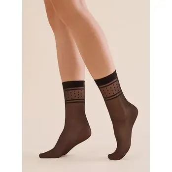 Dámské punčochy Dámské tenké ponožky Nebi 20 DEN - Uni / černá