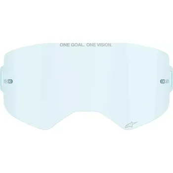 Motocyklové brýle Náhradní objektiv / plexi / čočka pro motokrosové brýle ALPINESTARS SUPERTECH 9100125-7272 barva modrá (z vysoce kvalitního, nárazuvzdorného polykarbonátu, nulové optické zkreslení )