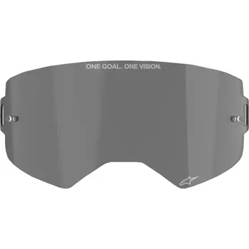 Motocyklové brýle Náhradní objektiv / plexi / čočka pro motokrosové brýle ALPINESTARS SUPERTECH 9100225-006 barva tmavě kouřová (z vysoce kvalitního, nárazuvzdorného polykarbonátu, nulové optické zkreslení )