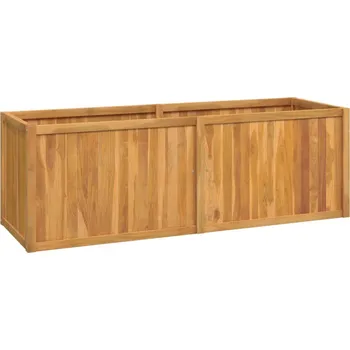 Vyvýšený záhon Vyvýšený záhon z masivního teakového dřeva 150 x 50 x 50 cm