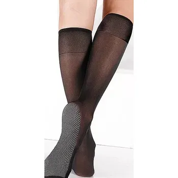 Dámské punčochy Podkolenky s bavlnou Nature Sole 20 DEN - Uni / černá