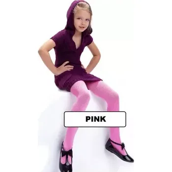 Dámské punčochy Dětské punčocháče Agatka 100 DEN - 116-122 / pink