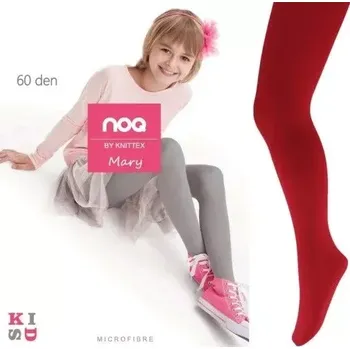 Dámské punčochy Dívčí punčocháče Mary NOQ 60 DEN - 140-146 / červená
