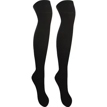 Dámské punčochy Dámské nadkolenky Boma - 35-38 / černá