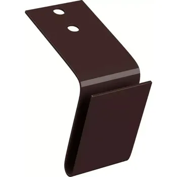 ALUVAL KLIP - Příchytky střešního pásu úžlabí - hliník Al, hnědá