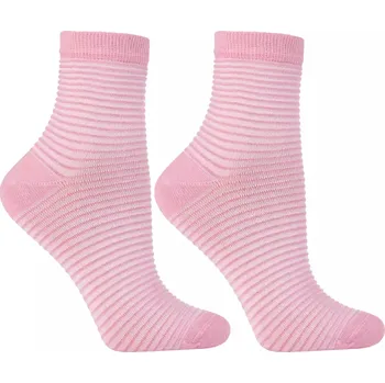 Dámské ponožky Dámské ponožky Strips - 38-41 / pudrově růžová