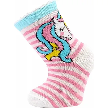 Dámské punčochy Kojenecké protiskluzové ponožky Filípek II - 14-17 / světle růžová