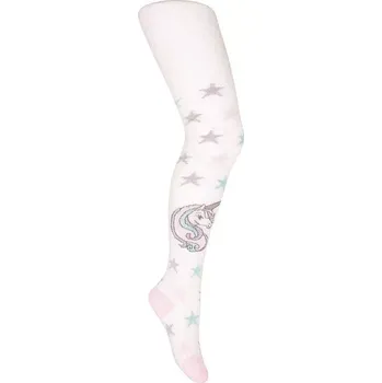 Dámské punčochy Dívčí punčochy Jednorožec - 92-98 / bílá