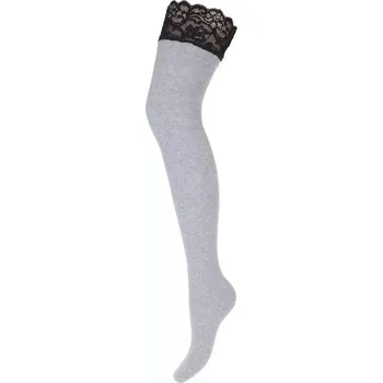 Dámské punčochy Dámské nadkolenky Isabelle - 37-41 / světle šedá