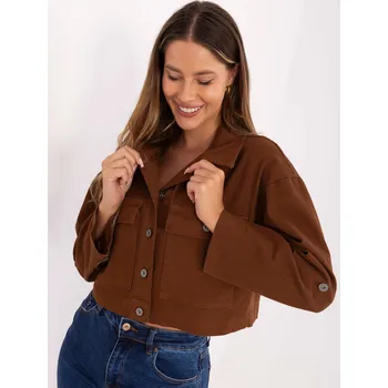 RUE PARIS Bunda -IT-KR-FL7029.72 Barva: Béžová - světle, Velikost: UNI