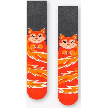 Dámské ponožky Dámské ponožky Squirrel D - 39-42 / tmavě šedá