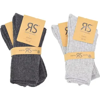 Pánské ponožky Dospělé vlněné ponožky Classic - 43-46 / světle šedá