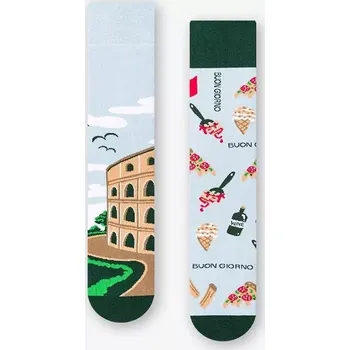 Pánské ponožky Pánské nestejné ponožky Řím - 39-42 / světle modrá