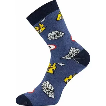 Dámské punčochy Dětské froté ponožky Sibiř - 20-24 / tmavě modrá