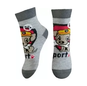 Dětské ponožky Tlapková patrola - 20-23 / šedá
