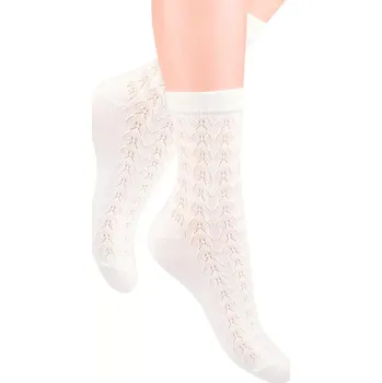 Dámské ponožky Dámské ažurové ponožky Lace Two - 38-40 / smetanová