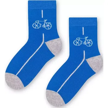 Dětská móda Chlapecké ponožky s kolem - 29-31 / modrá