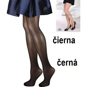 Dámské punčochy Dámské punčocháče LADYtights 20 DEN - 5 (XL) / černá