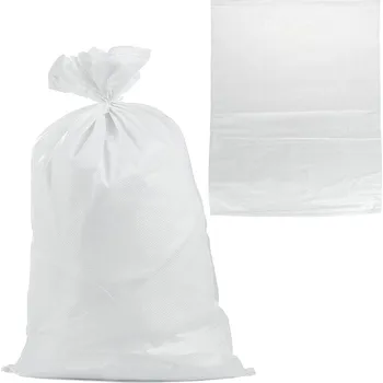 Pytle na odpadky Pytel polypropylenový 65x105 cm, 50 kg, bílý - GEKO