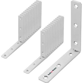 Tesařské kování Tesařský úhelník 100x100x20 mm sada 25 ks.