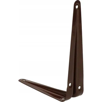 Držák na polici Podpěra držáku police 12,5x10 hnědá kotarbau - hnědá \ 125x100 mm