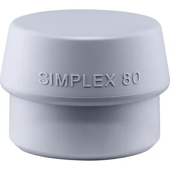 Palice Hlava kladiva s měkkým čelemsimplex tpe-mid 80mm bez oděru, středně tvrdý halder, 3203.080