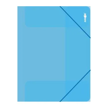 Archivační box Zakládací mapa s gumičkou PP/A4, průhledná/modrá