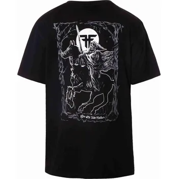 Pánské tričko FALLEN triko - Dark Horse Tarot Tee Black White (BLACK/WHITE)