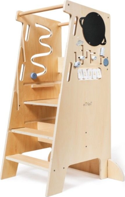 eliNeli Rostoucí učící věž edukativní 5v1 Play 90 cm - Vesmír