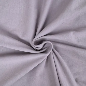 Tričkovina BIO Bavlna Washed 150g - Fialovo šedá