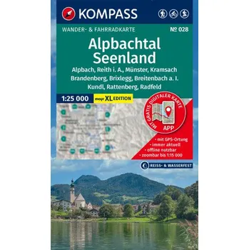 KOMPASS Wanderkarte 028 Alpbachtal, Seenland 1:25.000 (DE)