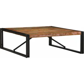 Obývací pokoj vidaXL Konferenční stolek vícebarevný 100x100x35 cm recyklované dřevo [4016668]