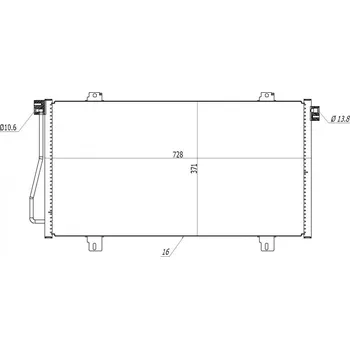Chladič motoru Kondenzátor klimatizace Renault Master 2.5DCI 01- 27650-00QAF HART