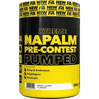 Anabolizér Předtréninkový přípravek Fitness Authority Napalm Pre-Contest Pumped 350 g red fruit punch