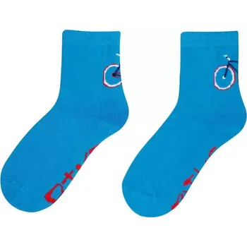 Dámské punčochy Chlapecké ponožky My Bike - 21-23 / modrá
