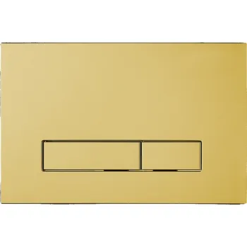 CERANO - Ovladací tlačítko WC modulů Lite/Slim - ABS - kartáčovaná zlatá