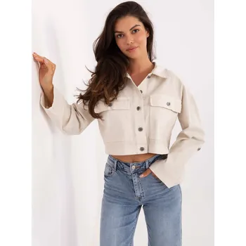 RUE PARIS Bunda -IT-KR-FL7029.72 Barva: Tělová, Velikost: UNI