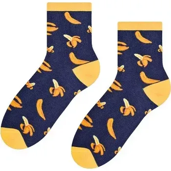 Pánské ponožky Dámské ponožky Banány - 35-37 / tmavě modrá