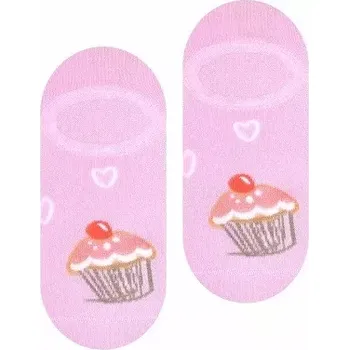 Dámské punčochy Detské bambusové ťapky Koláček - 29-31 / růžová