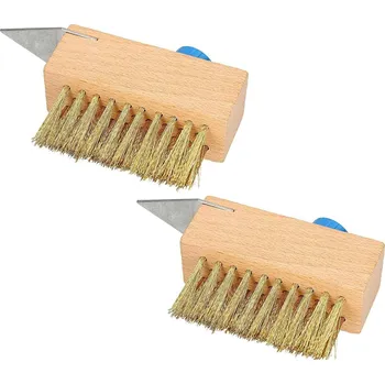 Drátěný kartáč Drátěný kartáč na čištění spárovací hmoty škrabka - 2 ks.