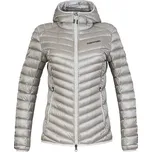 Dámská péřová bunda Hannah Ary velikost 40 light gray stripe ii