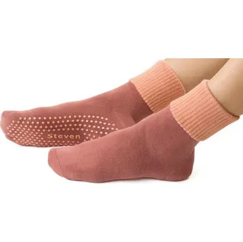 Dámské ponožky Dámské protiskluzové ponožky For Safety - 38-40 / staroružová