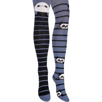 Dámské punčochy Dětské punčocháče Pandičky - 116-122 / modrá