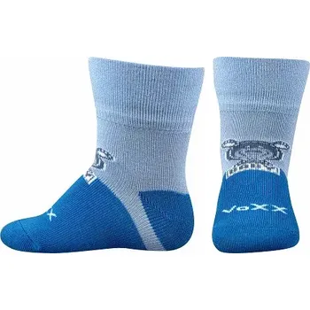 Dětské bambusové ponožky Sebik - 14-17 / světle modrá/modrá