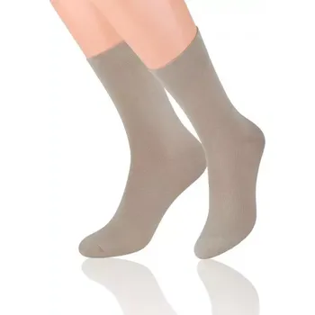 Pánské ponožky Pánské hladké ponožky Elegant - 45-47 / béžová