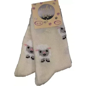 Dámské punčochy Dámske ponožky 37715 - 39-42 / smetanová