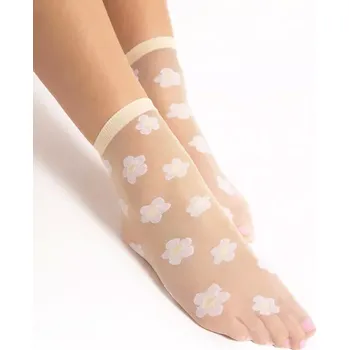 Dámské punčochy Dámské tenké ponožky Jodie 20 DEN - Uni / světležlutá